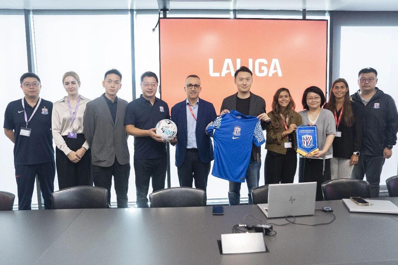 官方网站-上海申花访问马德里，与西甲联盟和马竞、赫塔费交流